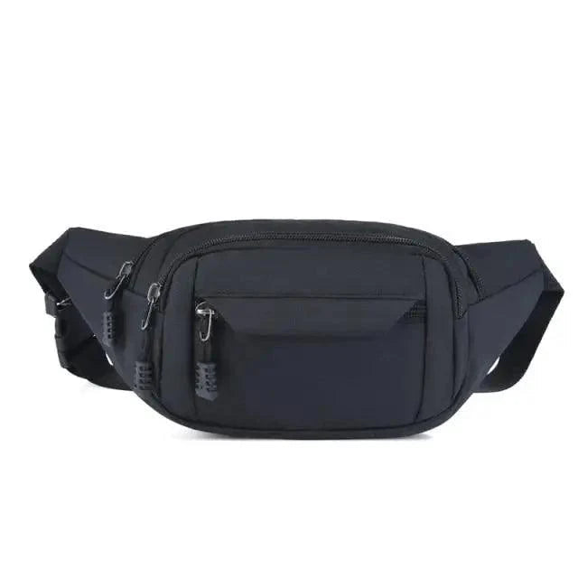 Men Blue Waterproof Belt Bag Fashion Chest Pack New Design High Quality Outdoor Sports Fanny Pack Men's Travel Shoulder Bags Stevvex