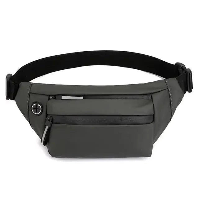 Men Blue Waterproof Belt Bag Fashion Chest Pack New Design High Quality Outdoor Sports Fanny Pack Men's Travel Shoulder Bags Stevvex