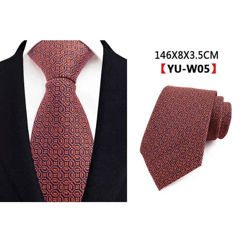 Men Business Elegant Necktie Design Silk Wedding Tie For Men Office Mens Fashion Formal Tie Stevvex