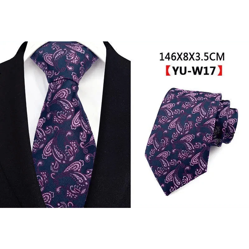 Men Business Elegant Necktie Design Silk Wedding Tie For Men Office Mens Fashion Formal Tie Stevvex