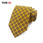Men Business Elegant Necktie Design Silk Wedding Tie For Men Office Mens Fashion Formal Tie Stevvex
