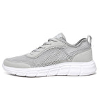 Men Casual Black Sneakers Fashion Light Breathable Summer Outdoor Beach Mesh Gym Running Sneakers Men Breathable Mesh Ultra Comfortable Athletic Fashion Jogging Sneaker
