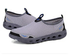 Men Casual Shoes Sneakers Light Breathable Summer Walking Beach Mesh Shoes Comfortable Mesh Work Shoes Athletic Slip On Walking Shoes For Men