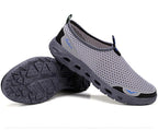 Men Casual Shoes Sneakers Light Breathable Summer Walking Beach Mesh Shoes Comfortable Mesh Work Shoes Athletic Slip On Walking Shoes For Men