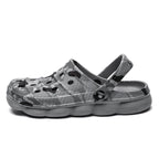 Men Causal Summer Sandals Garden Clogs Soft Memory Hospital Shoes Men Slip On Beach Water Sandals Anti-Skid Water Shoes Summer Garden Camouflage Men Walking Clogs Stevvex