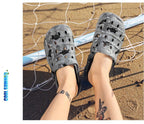 Men Causal Summer Sandals Garden Clogs Soft Memory Hospital Shoes Men Slip On Beach Water Sandals Anti-Skid Water Shoes Summer Garden Camouflage Men Walking Clogs Stevvex