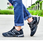 Men Classics Running Shoes Workout Split Mesh Sport Shoes Lace Up Outdoor Jogging Comfortable Mesh Running Mens Shoes Trainers Walking Sneakers Stevvex