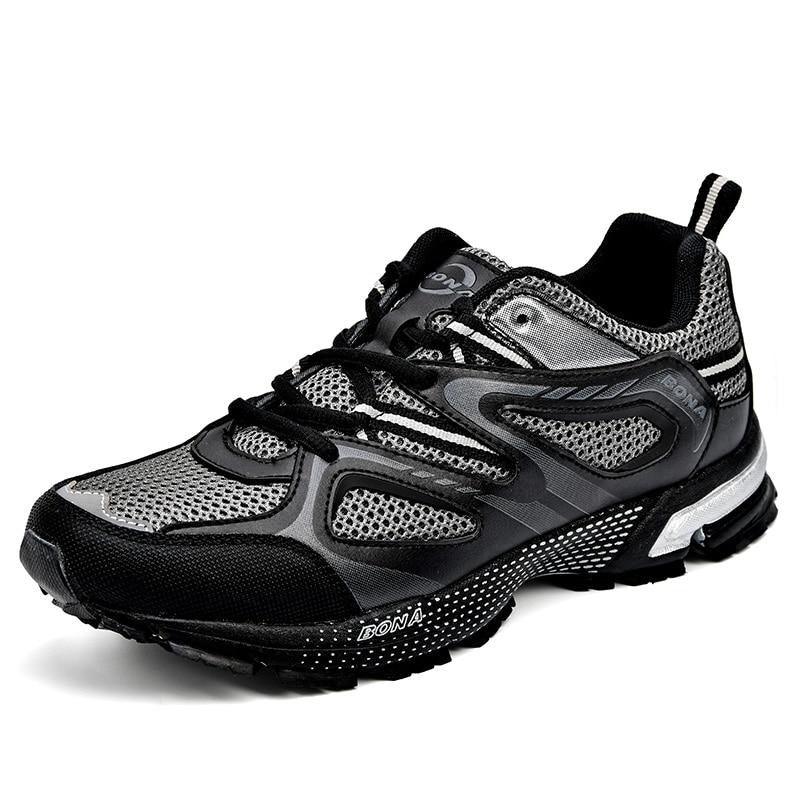 Men Classics Running Shoes Workout Split Mesh Sport Shoes Lace Up Outdoor Jogging Comfortable Mesh Running Mens Shoes Trainers Walking Sneakers Stevvex