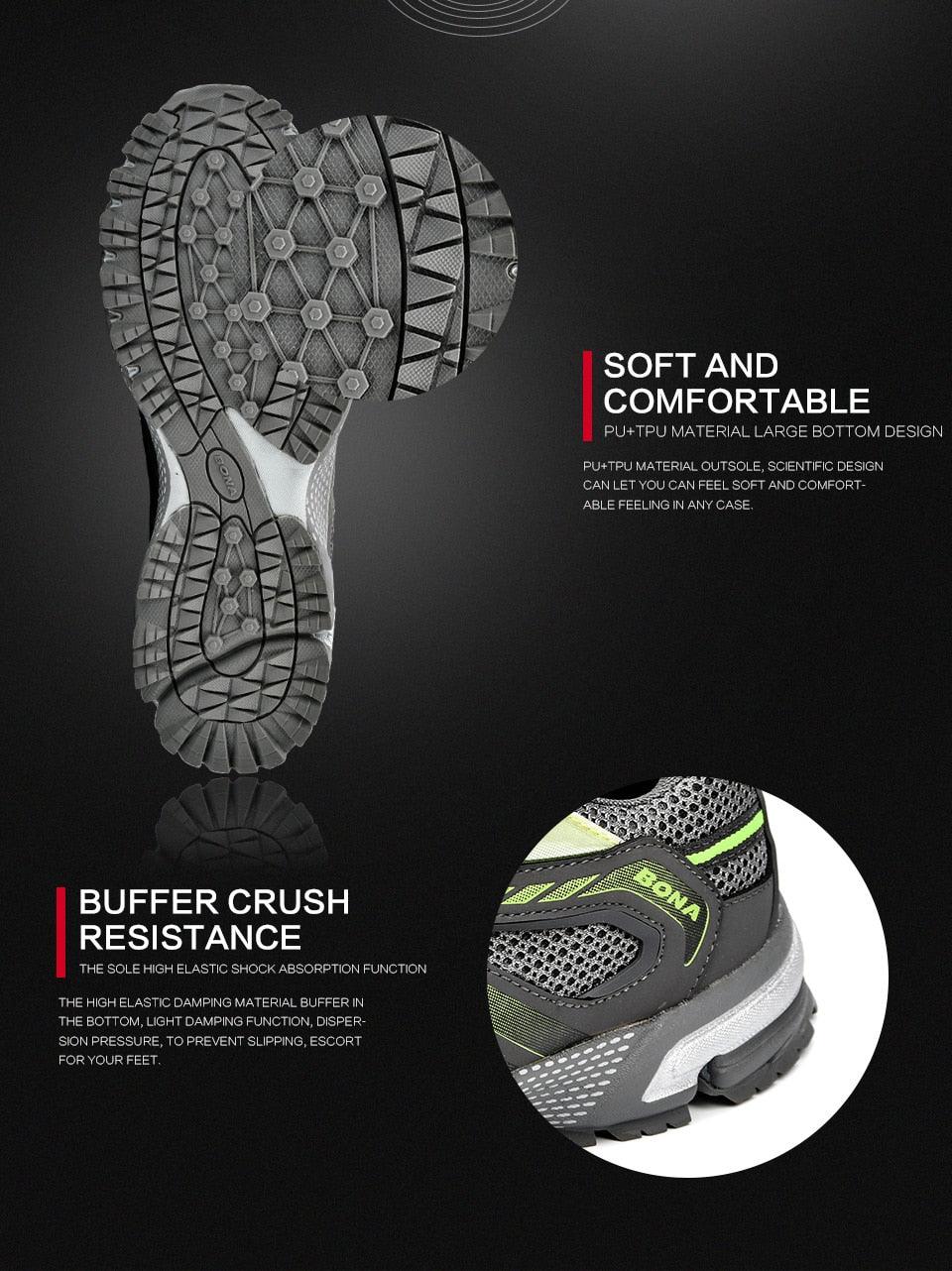 Men Classics Running Shoes Workout Split Mesh Sport Shoes Lace Up Outdoor Jogging Comfortable Mesh Running Mens Shoes Trainers Walking Sneakers Stevvex