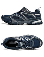 Men Classics Running Shoes Workout Split Mesh Sport Shoes Lace Up Outdoor Jogging Comfortable Mesh Running Mens Shoes Trainers Walking Sneakers Stevvex