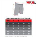 MRX Men’s Compression Shorts Running  Gym Sports Fitness Active Wear - SJB-DIAMOND ELITES