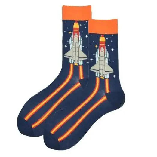 Men Cotton Socks Gradient Color Summer Style Long Wedding Sock Men  Knee High Business Socks Man Socks Men's Ladies Novelty Bright Colorful Patterned Cotton Socks Stevvex