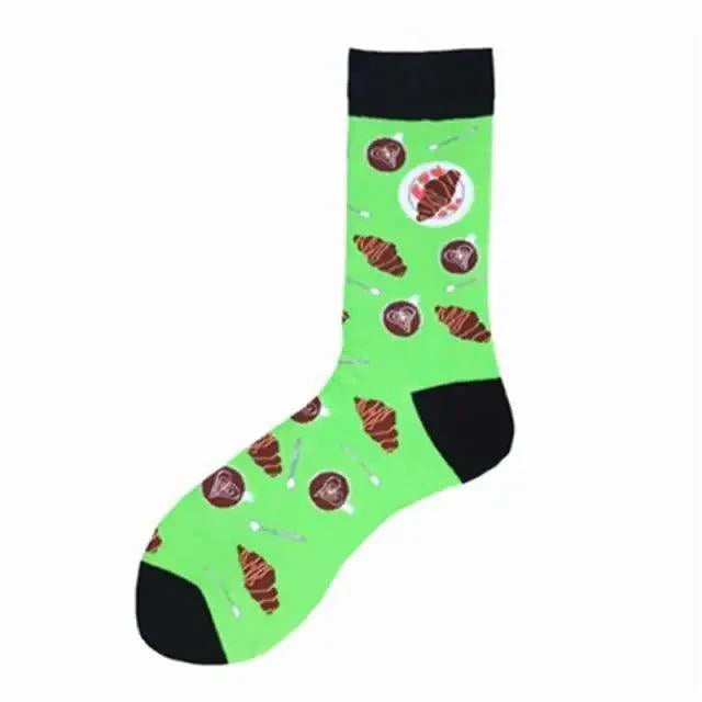 Men Cotton Socks Gradient Color Summer Style Long Wedding Sock Men  Knee High Business Socks Man Socks Men's Ladies Novelty Bright Colorful Patterned Cotton Socks Stevvex
