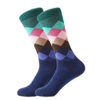 Men Cotton Socks Gradient Color Summer Style Long Wedding Sock Men  Knee High Business Socks Man Socks Men's Ladies Novelty Bright Colorful Patterned Cotton Socks Stevvex