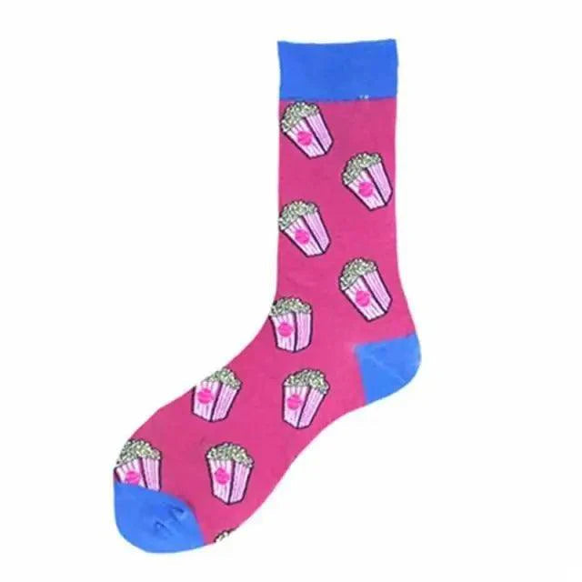 Men Cotton Socks Gradient Color Summer Style Long Wedding Sock Men  Knee High Business Socks Man Socks Men's Ladies Novelty Bright Colorful Patterned Cotton Socks Stevvex