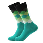 Men Cotton Socks Gradient Color Summer Style Long Wedding Sock Men  Knee High Business Socks Man Socks Men's Ladies Novelty Bright Colorful Patterned Cotton Socks Stevvex