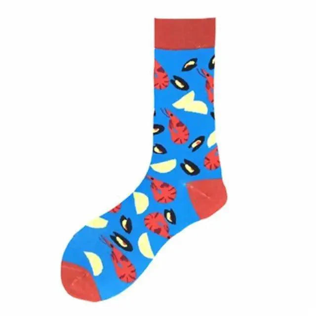 Men Cotton Socks Gradient Color Summer Style Long Wedding Sock Men  Knee High Business Socks Man Socks Men's Ladies Novelty Bright Colorful Patterned Cotton Socks Stevvex