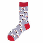 Men Cotton Socks Gradient Color Summer Style Long Wedding Sock Men  Knee High Business Socks Man Socks Men's Ladies Novelty Bright Colorful Patterned Cotton Socks Stevvex
