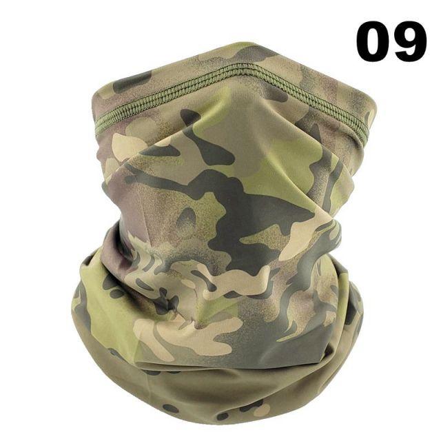 Men Cycling Magic Face Scarf Bandana Half Mask Neck Hiking Sports Ice Silk Sun Protection Fishing Bicycle Bike Headband Military Camo Face Shield Cycling Bandana Fishing Buffet Sport Headband Scarf Military Shamash Tactical Desert Keffiyeh Stevvex