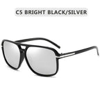Men Elegant Cool Square Style Fashion Polarized Sunglasses Driving Vintage Design UV400 Sun Glasses Stevvex