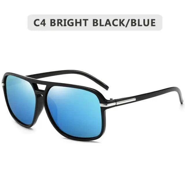 Men Elegant Cool Square Style Fashion Polarized Sunglasses Driving Vintage Design UV400 Sun Glasses Stevvex