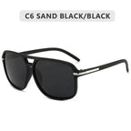 Men Elegant Cool Square Style Fashion Polarized Sunglasses Driving Vintage Design UV400 Sun Glasses Stevvex
