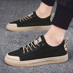 Men Elegant Flat Shoes New Canvas Comfortable Mens Shoes Fashion Sneakers Casual Design Sneakers Comfortable Outdoor Sport Walking Fashion Sneakers Stevvex