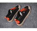 Men Elegant Flat Shoes New Canvas Comfortable Mens Shoes Fashion Sneakers Casual Design Sneakers Comfortable Outdoor Sport Walking Fashion Sneakers Stevvex