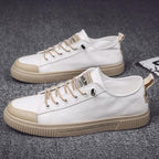 Men Elegant Flat Shoes New Canvas Comfortable Mens Shoes Fashion Sneakers Casual Design Sneakers Comfortable Outdoor Sport Walking Fashion Sneakers Stevvex