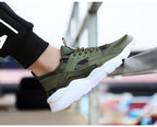Men Elegant Sport Sneakers Summer Running Shoes Lace Up Outdoor Walking Running Tennis Shoes Slip On Walking Workout Sneakers Shoes Men Jogging Casual Lightweight Breathable Sneakers Stevvex