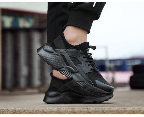 Men Elegant Sport Sneakers Summer Running Shoes Lace Up Outdoor Walking Running Tennis Shoes Slip On Walking Workout Sneakers Shoes Men Jogging Casual Lightweight Breathable Sneakers Stevvex