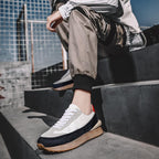 Men Fashion Platform Sneakers Outdoor Non-slip Breathable Shoes New Trend Wild Casual Comfortable Shoes Fashion Sneakers Breathable Comfort Walking Shoes For Mens