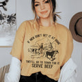 Serve Beef Tee Peachy Sunday
