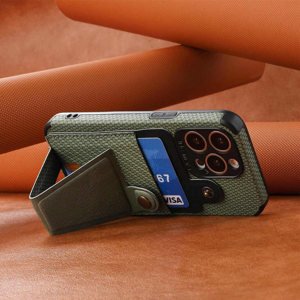 Men Green Wallet Flip Card Holder Phone Case For Iphone 13 12 Mini 14 11 Pro Xs Max Xr X Luxurious Leather Cover Mobile Phone Case With Card Compartment And Kickstand Elegant Iphone Magnetic Case Stevvex