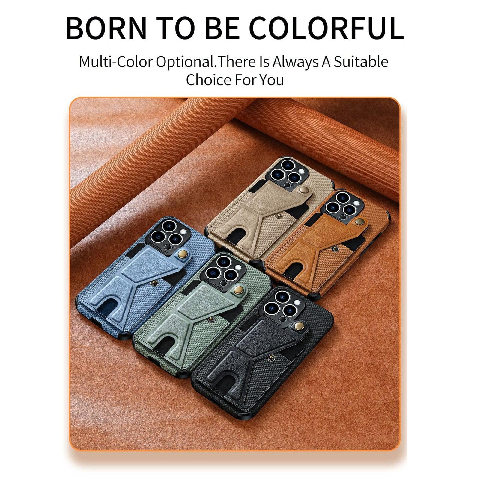 Men Green Wallet Flip Card Holder Phone Case For Iphone 13 12 Mini 14 11 Pro Xs Max Xr X Luxurious Leather Cover Mobile Phone Case With Card Compartment And Kickstand Elegant Iphone Magnetic Case Stevvex