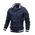 Men Lightweight Fashion Jacket Men New Casual Windbreaker Jacket Coats Windbreaker Jackets For Men Spring Autumn Casual Outdoor Waterproof Elegant Blue Slim Jackets Stevvex
