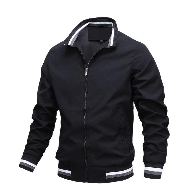 Men Lightweight Fashion Jacket Men New Casual Windbreaker Jacket Coats Windbreaker Jackets For Men Spring Autumn Casual Outdoor Waterproof Elegant Blue Slim Jackets Stevvex