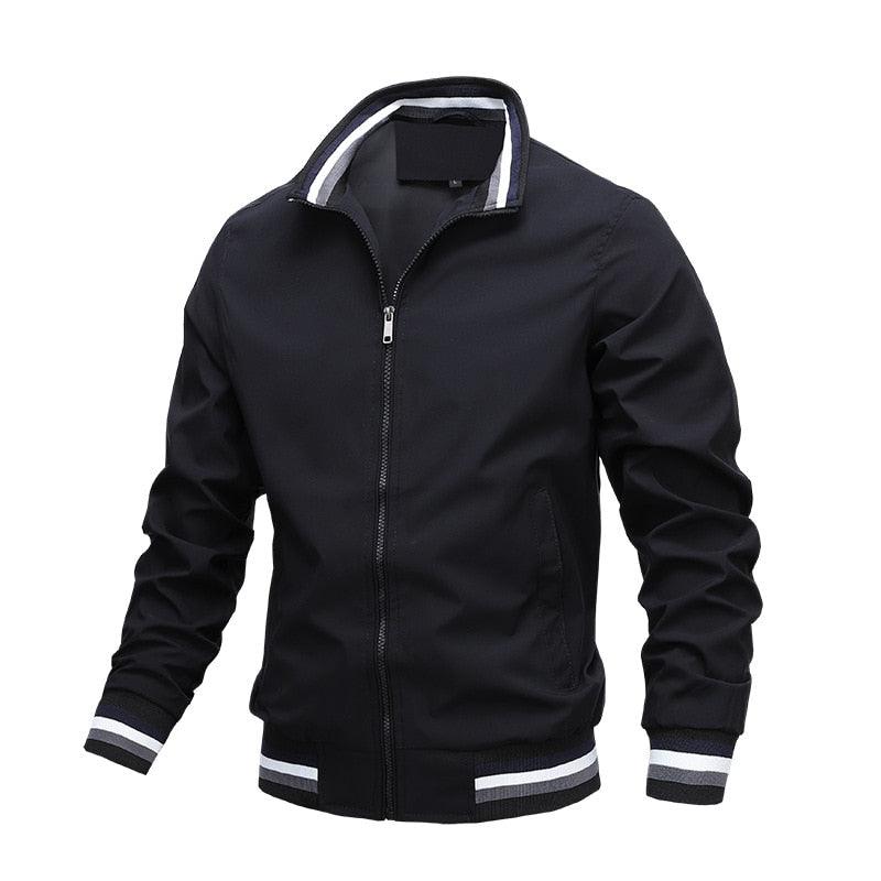 Men Lightweight Fashion Jacket Men New Casual Windbreaker Jacket Coats Windbreaker Jackets For Men Spring Autumn Casual Outdoor Waterproof Elegant Blue Slim Jackets Stevvex