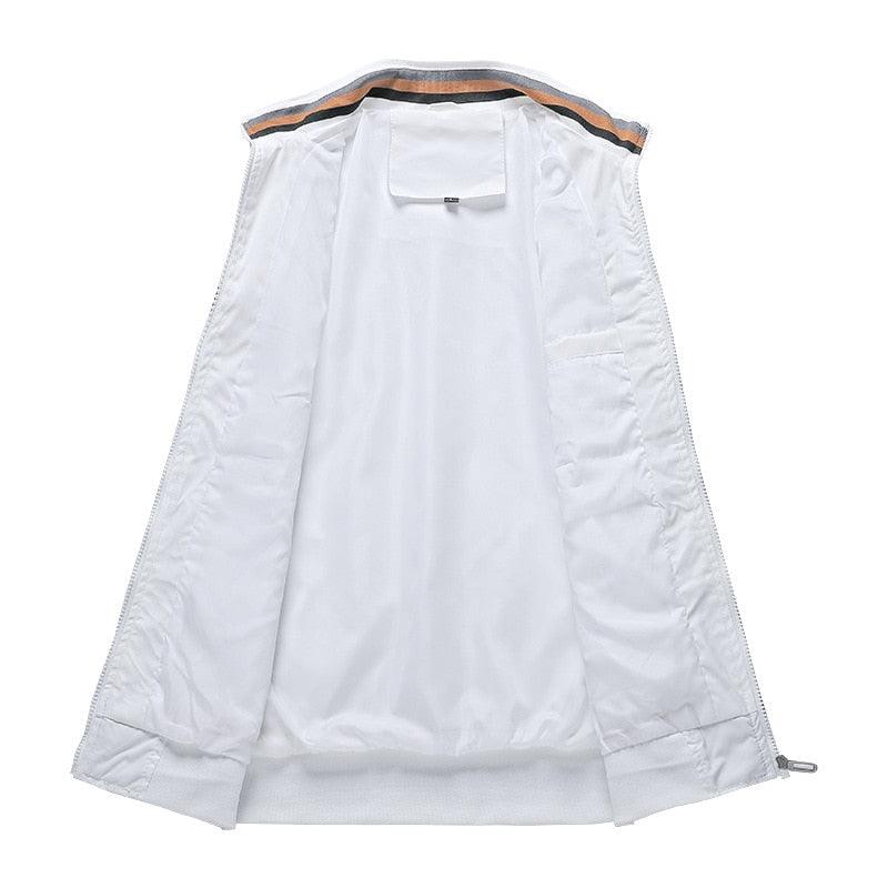 Men Lightweight Fashion Jacket Men New Casual Windbreaker Jacket Coats Windbreaker Jackets For Men Spring Autumn Casual Outdoor Waterproof Elegant Blue Slim Jackets Stevvex