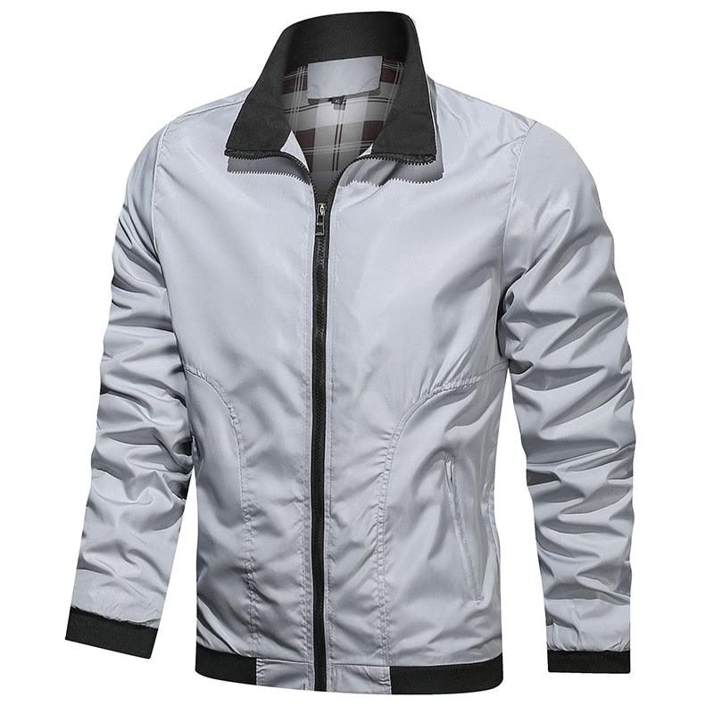 Men Lightweight Fashion Jacket Men New Casual Windbreaker Jacket Coats Windbreaker Jackets For Men Spring Autumn Casual Outdoor Waterproof Elegant Blue Slim Jackets Stevvex
