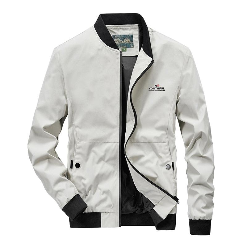 Men Lightweight Fashion Jacket Men New Casual Windbreaker Jacket Coats Windbreaker Jackets For Men Spring Autumn Casual Outdoor Waterproof Elegant Blue Slim Jackets Stevvex