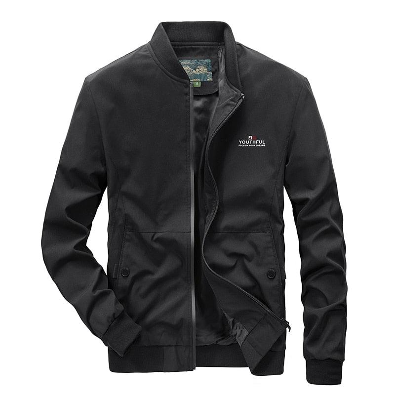 Men Lightweight Fashion Jacket Men New Casual Windbreaker Jacket Coats Windbreaker Jackets For Men Spring Autumn Casual Outdoor Waterproof Elegant Blue Slim Jackets Stevvex