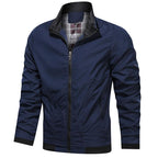 Men Lightweight Fashion Jacket Men New Casual Windbreaker Jacket Coats Windbreaker Jackets For Men Spring Autumn Casual Outdoor Waterproof Elegant Blue Slim Jackets Stevvex