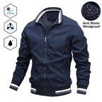 Men Lightweight Fashion Jacket Men New Casual Windbreaker Jacket Coats Windbreaker Jackets For Men Spring Autumn Casual Outdoor Waterproof Elegant Blue Slim Jackets Stevvex