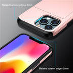 Men Luxury Wallet Card Holder Slot Phone Case For iPhone 13 Pro 12 Pro Max Business Phone Card Holder Bumper Cover Storage Case Compatible With iPhone Stevvex