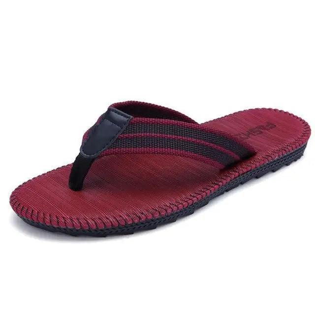 Men Modern Lightweight Slippers Non-Slip Flip Flops Stylish Design Durable Slippers Comfortable Indoor Sandals Classic Outdoor Slides Waterproof Flip Flops For Men Stevvex