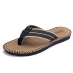 Men Modern Lightweight Slippers Non-Slip Flip Flops Stylish Design Durable Slippers Comfortable Indoor Sandals Classic Outdoor Slides Waterproof Flip Flops For Men Stevvex