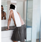 Men Plush Fleece Wrap Spa Gym Bath Wrap Solid Color Classy Design Bathrobes With Pocket Trendy Men's Bath Wrap Stevvex