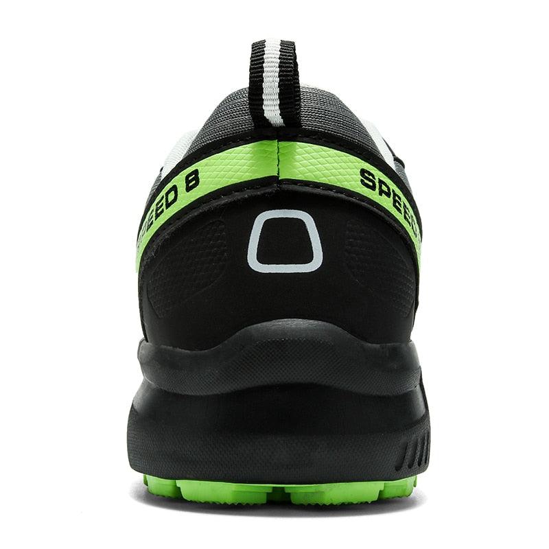 Men Running Sneakers Outdoor Breathable Anti-Skid Wear Resistant Lace-Up Sneakers Male Jogging Training Travel Sport Athletic Sneakers Support Gym Tranning Non Slip Lightweight Sneaker Stevvex