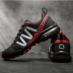 Men Running Sneakers Outdoor Breathable Anti-Skid Wear Resistant Lace-Up Sneakers Male Jogging Training Travel Sport Athletic Sneakers Support Gym Tranning Non Slip Lightweight Sneaker Stevvex